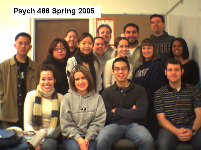 Psych 466 Class Spring 2005